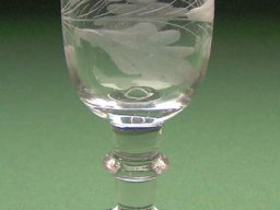 Snapseglas Holmegaard 1865