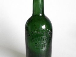 Ølflaske Ribe ca. 1920